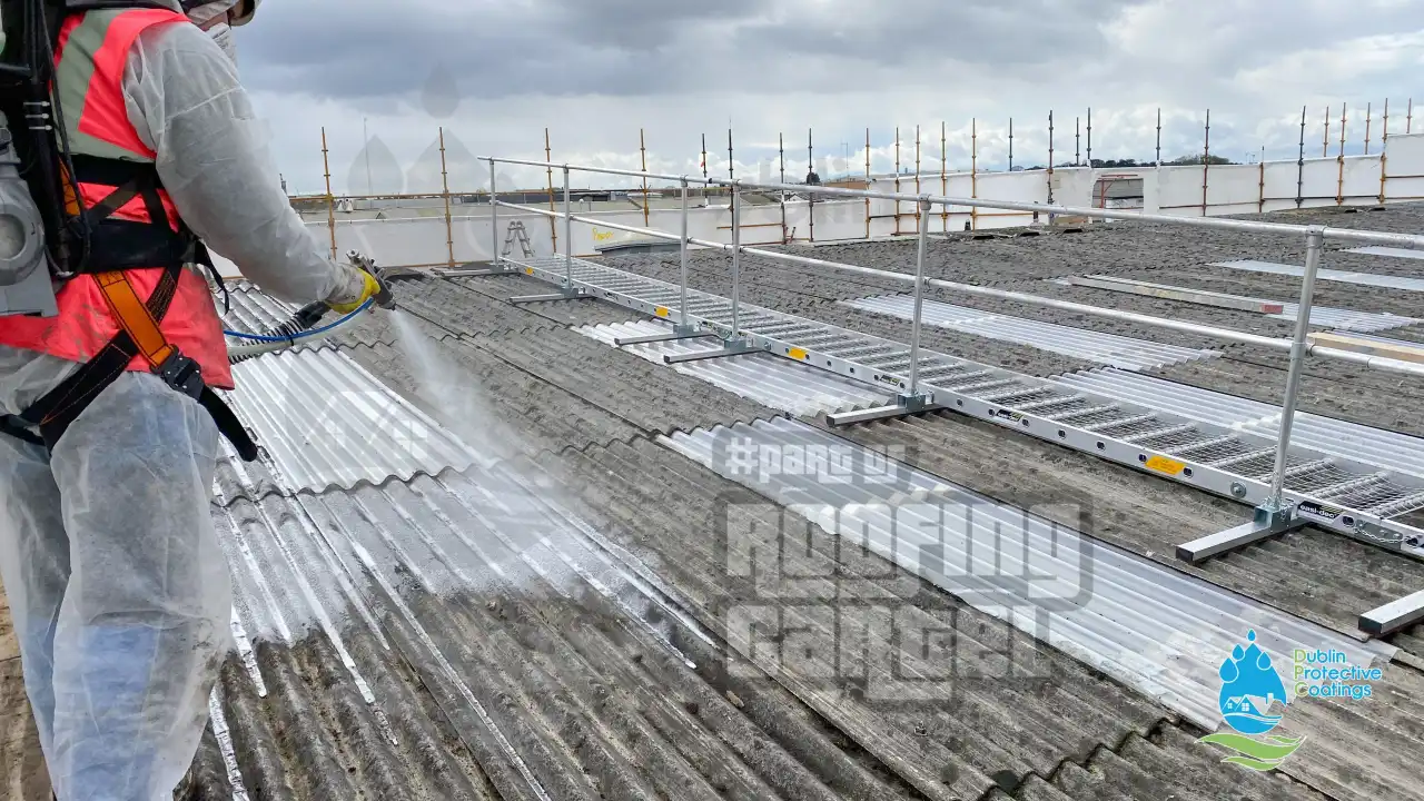 Manufacturing Facility - Limerick - Asbestos roof waterproofing project